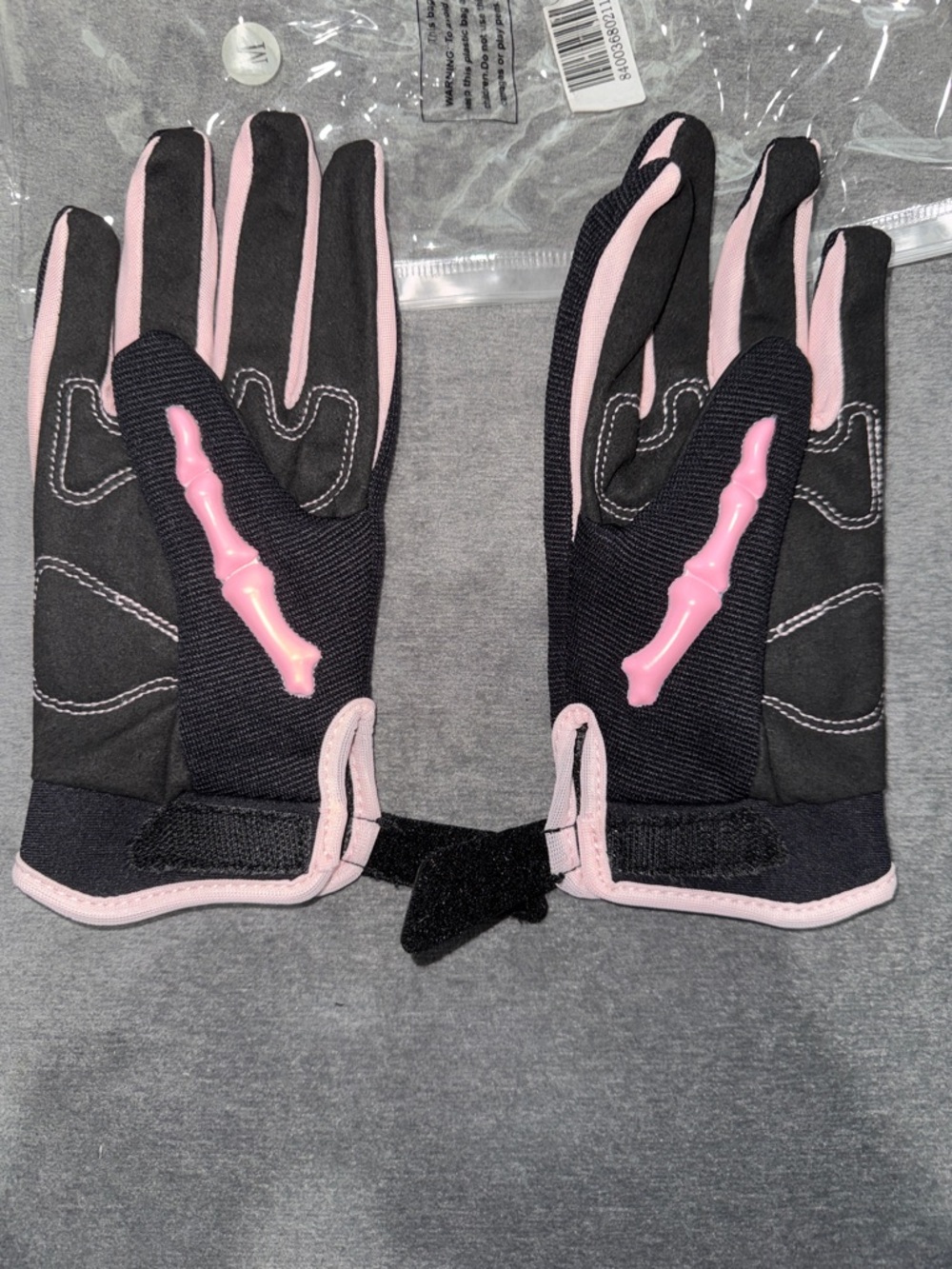 MotoCross/Dirt Bike/Motorcycle Pink Skeleton Gloves Size Medium NWT - Picture 10 of 17